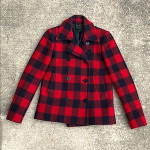 💕JCrew Buffalo Jacket Size 0